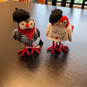 Target birds "Beau" and "Ami"